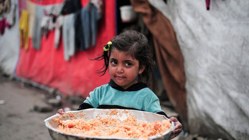 Fotografija: Palestinska deklica FOTO: AFP