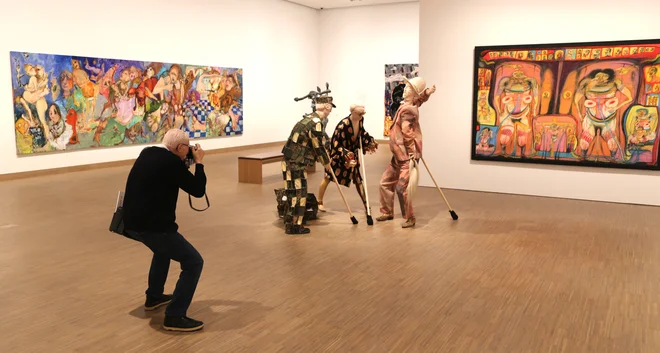 Utrinek z razstave Lepota raznolikosti v dunajski Albertini Modern FOTO: Milan Ilić
