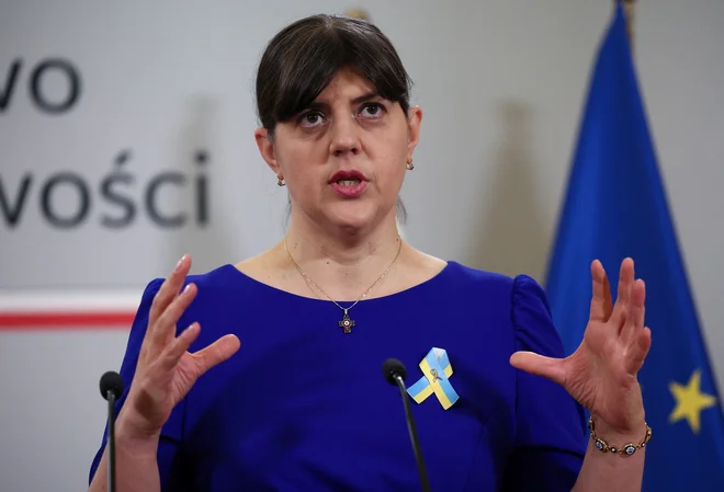 Obseg goljufij, ki prizadenejo finančne interese EU, je po mnenju glavne evropske tožilke Laure Kövesi mogoče razložiti le z močno vključenostjo resno organiziranih kriminalnih skupin. FOTO: Kacper Pempel/Reuters