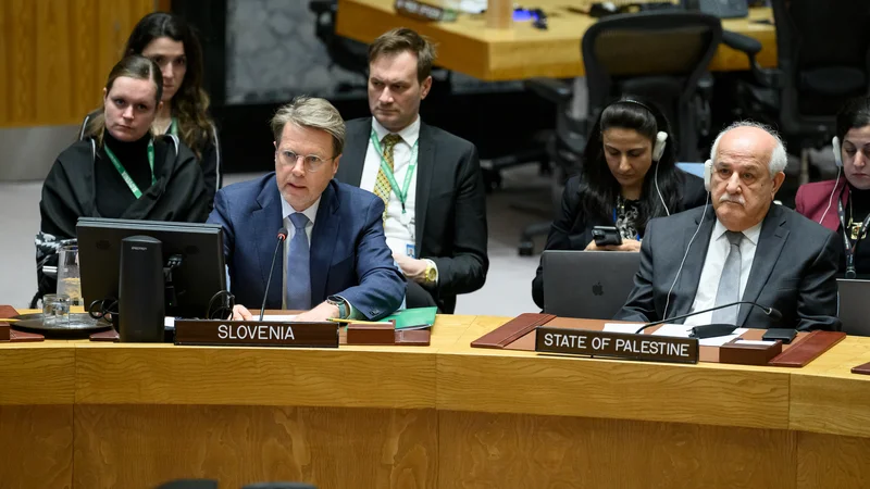 Slovenija je nosilka dosjeja v varnostnem svetu za Ukrajino, to je logično glede na to, da prihajamo iz regije, pravi Samuel Žbogar. FOTO: Loey Felipe/Združeni narodi