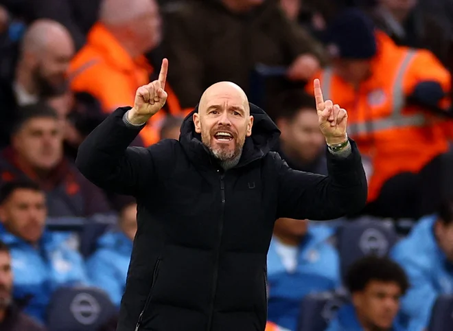 Trener Uniteda Erik ten Hag FOTO: Carl Recine/Reuters