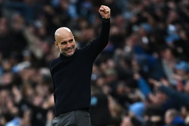 Trener Cityja Pep Guardiola FOTO: Paul Ellis/AFP