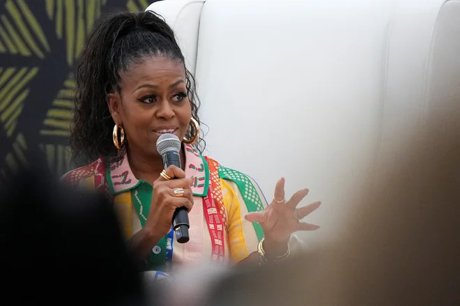 Nekdanja prva dama Michelle Obama zavrača politično kariero.Foto Nic Bothma/Reuters