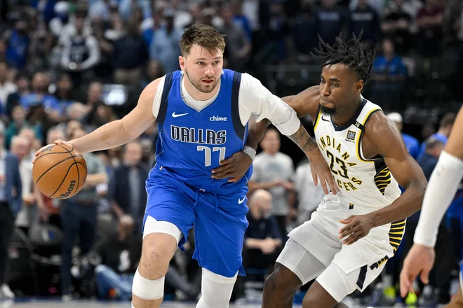 Luka Dončić ohranja strelsko formo, toda to je bilo premalo za Dallas. FOTO: Jerome Miron/Usa Today Sports