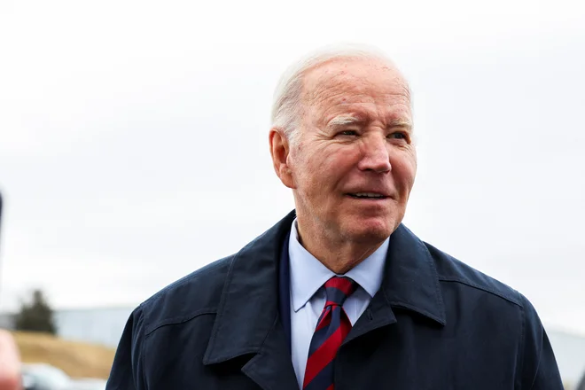 U.S. President Joe Biden looks on before boarding Air Force One at Hagerstown Regional Airport in Hagerstown, Maryland, U.S. March 5, 2024. REUTERS/Amanda Andrade-Rhoades