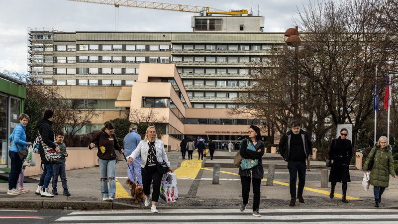 Fotografija: UKC Ljubljana zdaj pripravlja dokumentacijo za modularno bolnišnico v lastni režiji. Foto Voranc Vogel