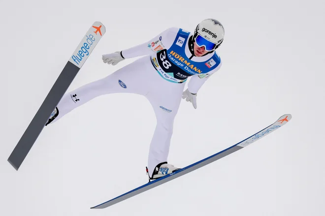 Timi Zajc je v drugi seriji  izgubil pet mest. FOTO: Geir Olsen/AFP