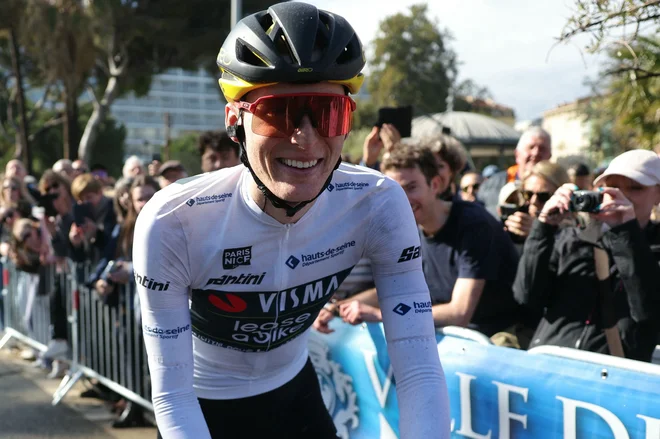 Matteo Jorgenson je dobil dirko. FOTO: Thomas Samson/AFP