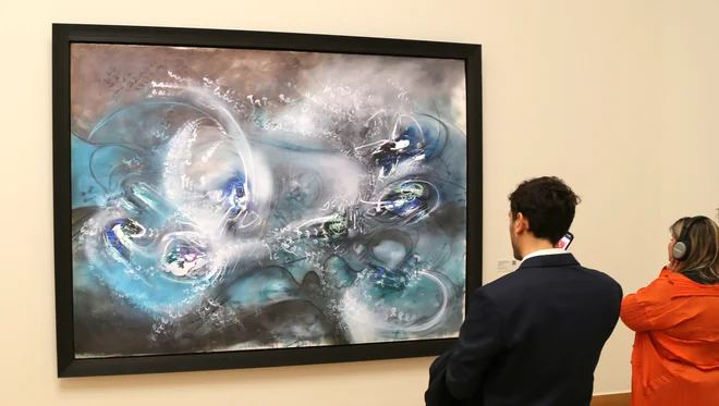 Razstava Matta v dunajskem Kunstforumu daje vpogled v ustvarjalnost izjemnega umetnika 20. stoletja. FOTO: Milan Ilić