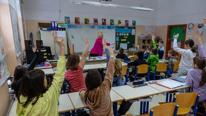 Fotografija: Ravnatelji predlagajo, da bi se učenci priseljenci, ki so v Sloveniji prvo leto, slovenščine učili dnevno dve uri. Fotografija je simbolična. FOTO: Črt Piksi
