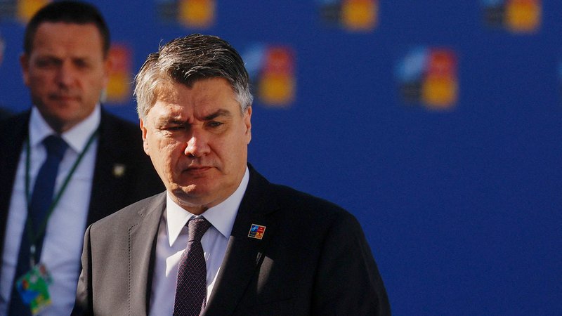Fotografija: O dnevu volitev bo odločil predsednik države Zoran Milanović, ki bo razpisal volitve. FOTO: Susana Vera/Reuters