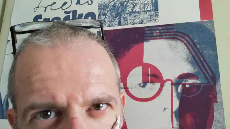 Rafael Vončina s Kosovelom FOTO: osebni arhiv
