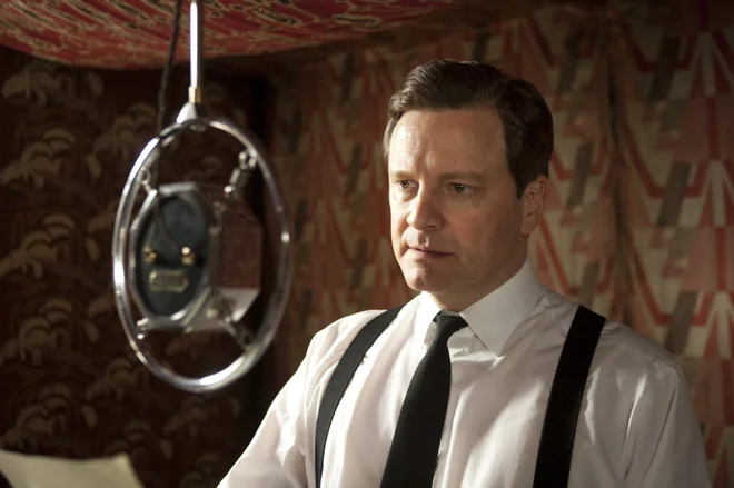 Colin Firth v prizoru iz filma Kraljev govor (2011). FOTO: Press Release