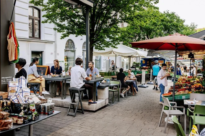 Kutschkermarkt v 18. okrožju je ena zadnjih uličnih tržnic na Dunaju. FOTO: Paul Bauer/Turizem Dunaj