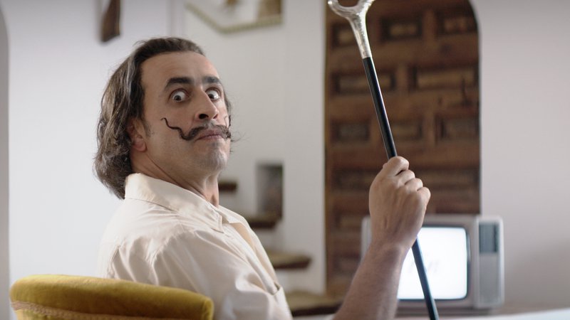 Fotografija: Dalíjeva največja umetnina je po mnenju Quentina Dupieuxa njegova osebnost. FOTO: promocijsko gradivo