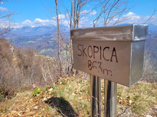 Večini neznan in zato samoten vrh Skopice FOTO: Tina Horvat