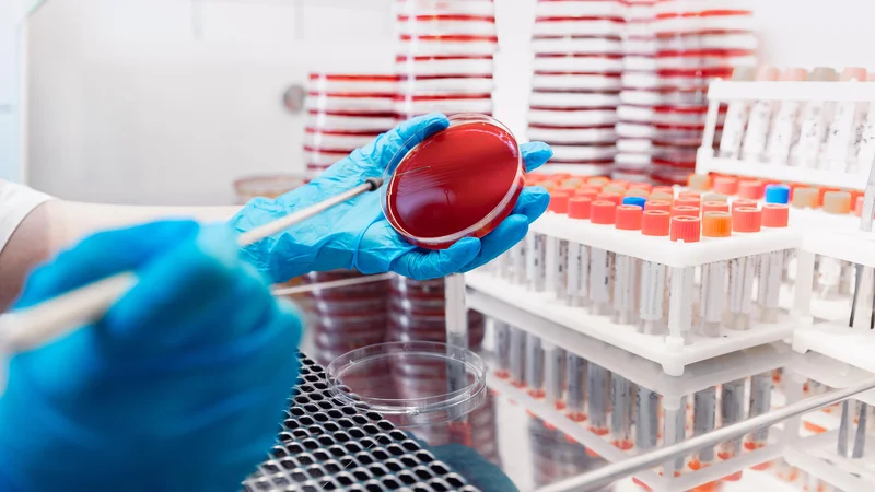 Občutljivost za antibiotike običajno preverjajo z gojenjem bakterij v petrijevki ali drugih bolj avtomatiziranih sistemih z različnimi antibiotiki. FOTO: Shutterstock