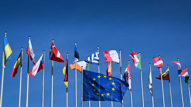 Češka vlada je uvedla sankcije proti spletnemu portalu Voice of Europe zaradi širjenja ruske propagande v Evropski uniji. FOTO: Patrick Hertzog/AFP