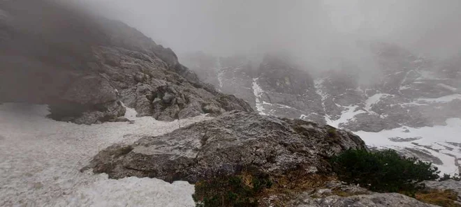 Vreme je bilo spremenljivo. FOTO: GRS Mojstrana