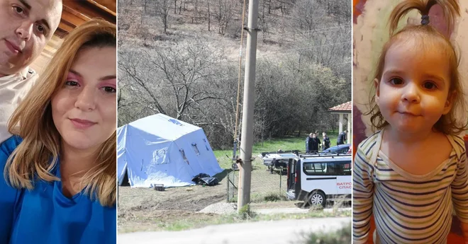 Območje še vedno preiskujejo (na fotografiji levo starša Danke Miloš in Ivana Ilić) FOTO: Cropix/ Družbena Omrežja