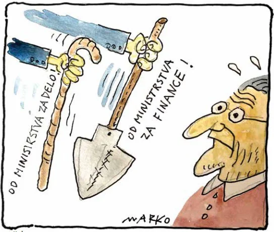 KARIKATURA: Marko Kočevar/Delo