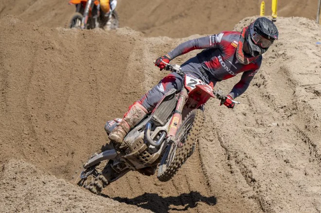 Tim Gajser je bil spet drugi. FOTO: Honda Racing