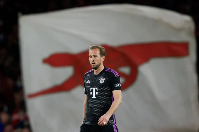 Bayernov as Harry Kane je bil v Londonu, razumljivo, v središču pozornosti. FOTO: Ian Kington/AFP