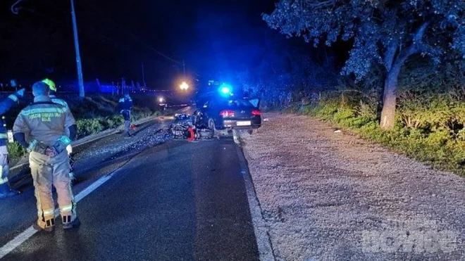 Trčenje je bilo silovito. FOTO: PGD Laško