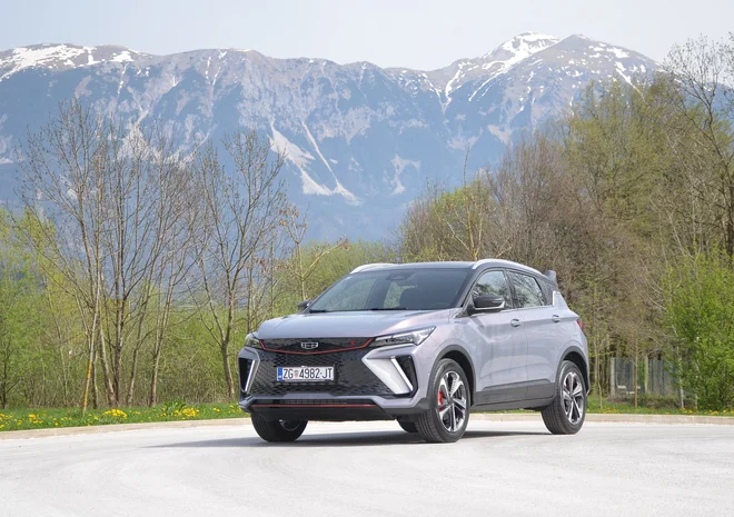 Geely coolray kot še eden od tekmecev v množici manjših športnih terencev FOTO: Gašper Boncelj