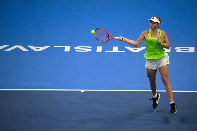 Veronika Erjavec v soboto ni ponovila dobre petkove igre. FOTO: ITF
