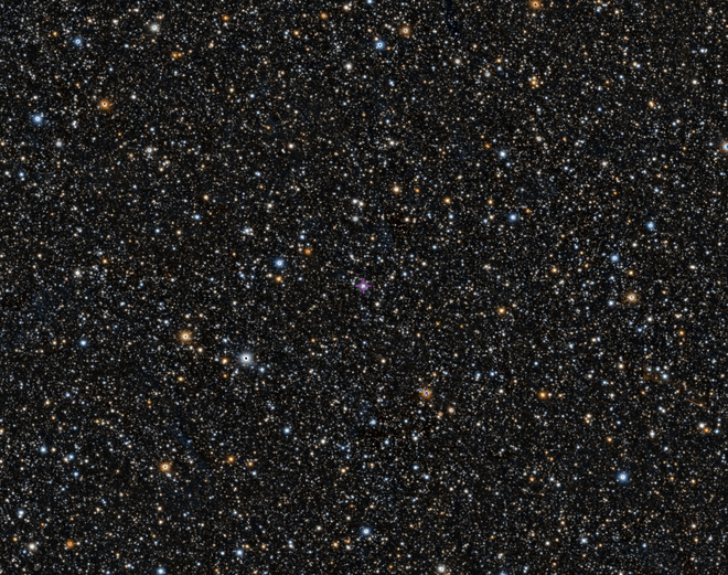 Zvezdna okolica črne luknje Gaia BH3 FOTO: Tomaž Zwitter