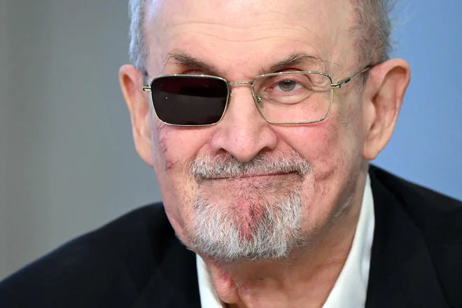 Salman Rushdie danes FOTO: Kiril Kudrjavcev/AFP