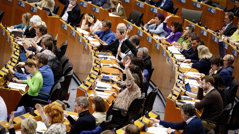 Fotografija: Skoraj tretjina vprašanih meni, da mora evropski parlament kot prednostno nalogo obravnavati podnebne spremembe. FOTO: Kenzo Tribouillard/AFP