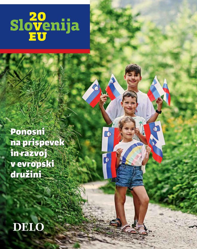 Priloga Slovenija 20 let v EU bo Delu priložena 25. aprila. 