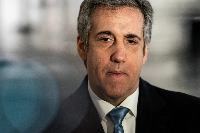 Nekdanji Trumpov odvetnik Michael Cohen je glavna priča tožilstva. FOTO: Eduardo Munoz/Reuters