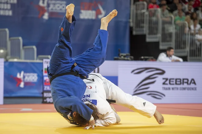 Enej Marinič je izgubil z Nizozemcem Jurom Spijkersom. FOTO: Darko Petelinšek/JZS