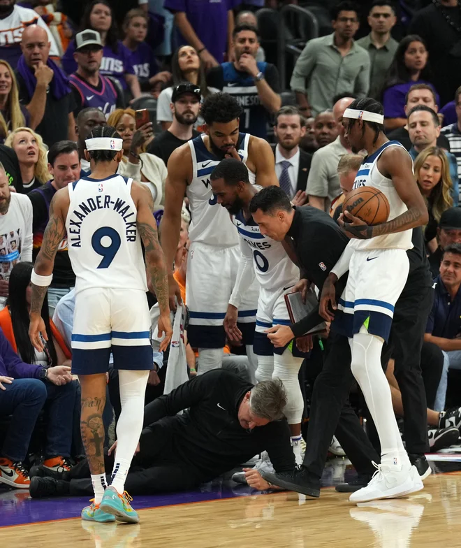 Finch je izpustil zaključek tekme. FOTO: Joe Camporeale/Reuters