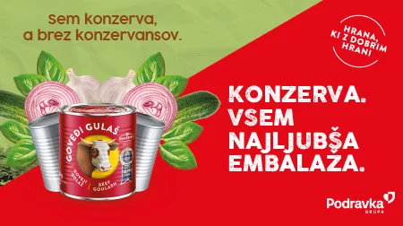 Podravkin goveji golaž se lahko pohvali z oznako Superior Taste Award. FOTO: Podravka