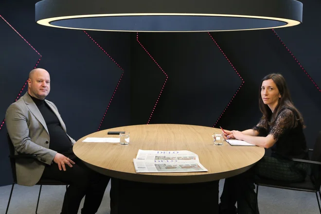 Imamo precej težav, je za podkast Na robu povedal Damijan Štefanc​. FOTO: Marko Feist