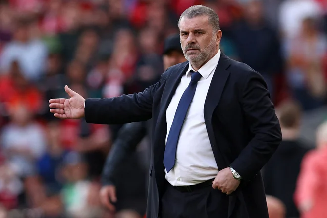 Tottenhamov trener Ange Postecoglou FOTO: Darren Staples/AFP