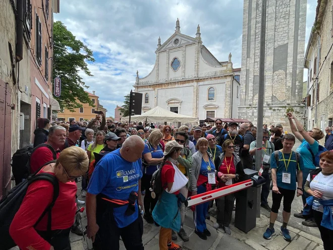 V nizkem startu ob odprtju Jakobove poti po južni Istri FOTO: Turistična skupnost Vodnjan