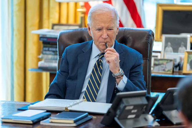Joe Biden se boji nadaljnjega zaostrovanja na Bližnjem vzhodu. Foto Reuters