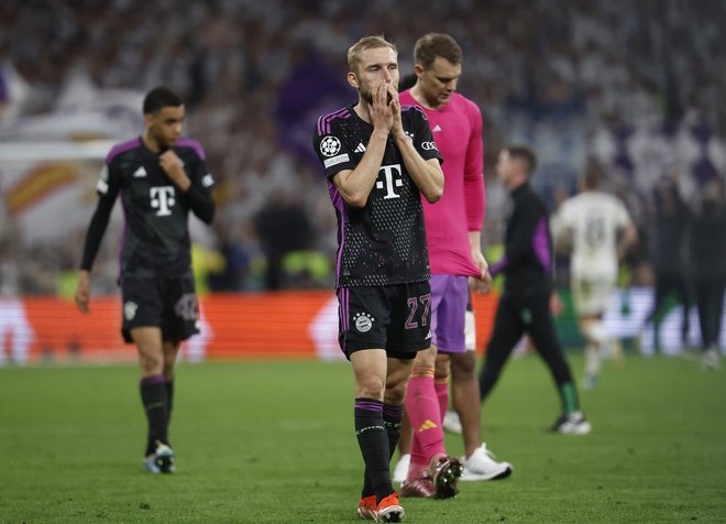 Bayern bo veliko priložnost za polfinale lahko še dolgo obžaloval. FOTO: Juan Medina/Reuters