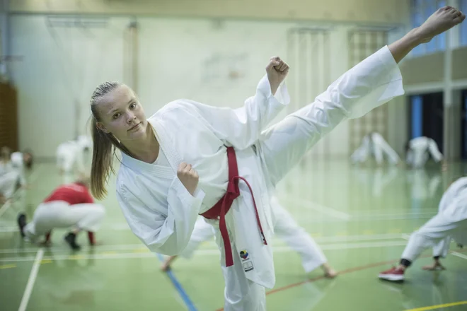 Zala Maria Žibret se bo pojutrišnjem v Zadru borila za bronasto kolajno. FOTO: Jure Eržen/Delo