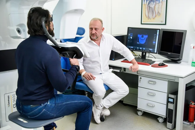 V kliniki Ortoimplant Dental Spa opravijo več kot 300 implantoloških posegov na leto. FOTO: Darko Tomas/CROPIX