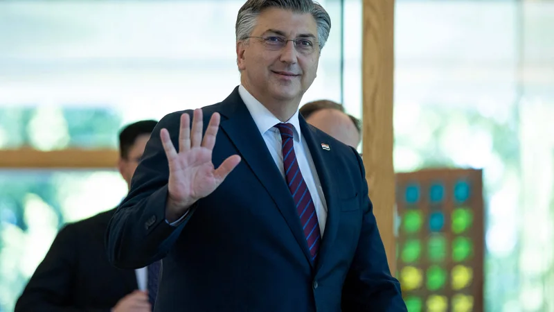 Andrej Plenković FOTO: Damir Sencar/AFP