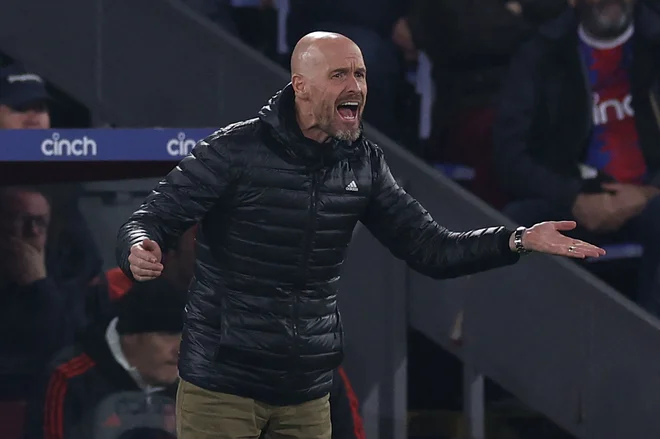 Lahko Erik ten Hag pokvari sezono Arsenalu? Foto Adrian Dennis/AFP