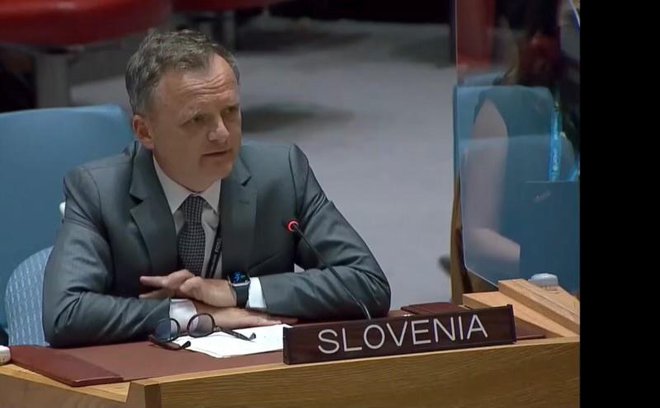 Stalni predstavnik Slovenije pri OZN veleposlanik Boštjan Malovrh. Foto OZN