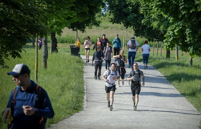 S prireditvijo Pot ob žici se v Ljubljani spomnijo osvoboditve leta 1945, Evropa pa obeležuje konec druge svetovne vojne. FOTO: Jože Suhadolnik/Delo