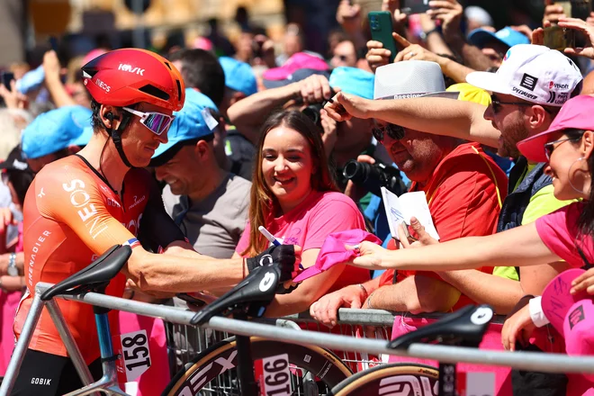 Geraint Thomas je pogosto kritičen do organizatorjev, v skoraj 20 letih v karavani je videl in doživel že praktično vse. FOTO: Luca Bettini/AFP
